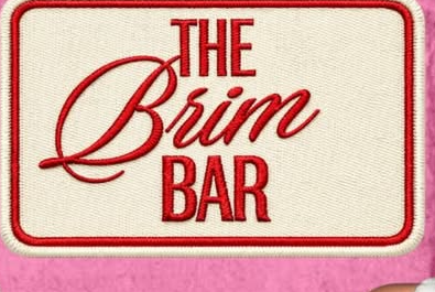 The Brim Bar embroidered patch